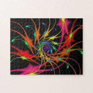 Fireworks Fractal Art Puzzle Legpuzzel