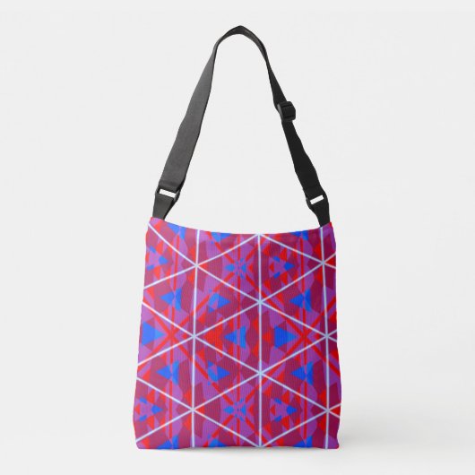 Fireworks Geometry Crossbody Tas (Voorkant)