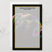 Fireworks I Fine Lined Stationery Briefpapier (Voorkant / Achterkant)