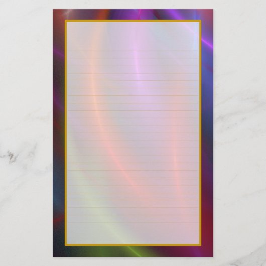 Fireworks II Fine Lined Stationery Briefpapier (Voorkant)