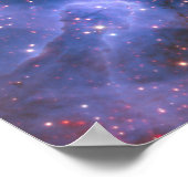 Fireworks in de ruimte poster (Hoek)