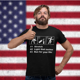 FIREWORKS-INSTRUCTIES T-SHIRT