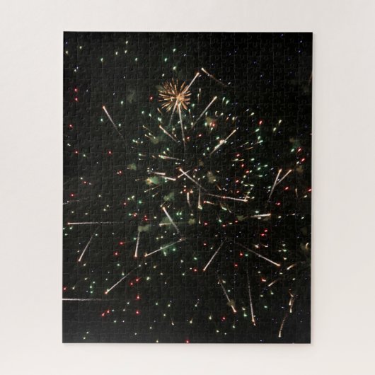 Fireworks Jigzaag Puzzle Legpuzzel (Verticaal)
