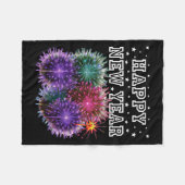 Fireworks New Year's Eve Party  Fleece Deken (Voorkant (Horizontaal))
