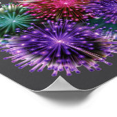 Fireworks New Year's Eve Party  Poster (Hoek)