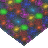 Fireworks op Black New Year Eve Party  Tafelkleed (Gekanteld)