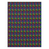 Fireworks op Black New Year Eve Party  Tafelkleed (Voorkant)