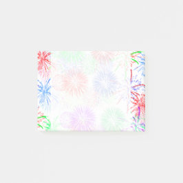 Fireworks op Blank (achtergrondkleur toevoegen) Post-it® Notes