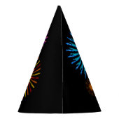Fireworks-patroon branden feesthoedjes (Achterkant)