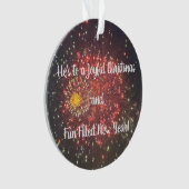 Fireworks Photo Ornament (devant)