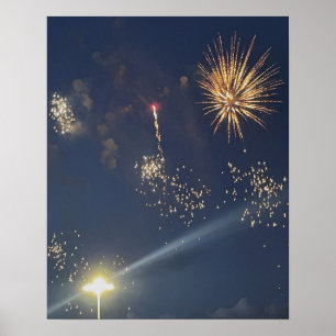 Fireworks Photo Poster
