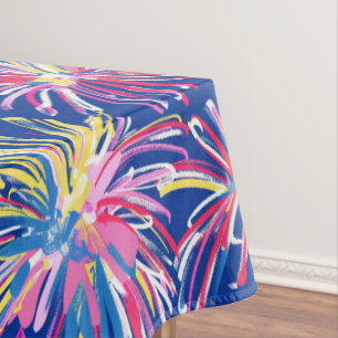 Fireworks Preppy tafelkleed 4 juli