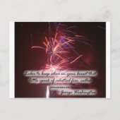 Fireworks-prijsopgave Briefkaart (Voorkant)