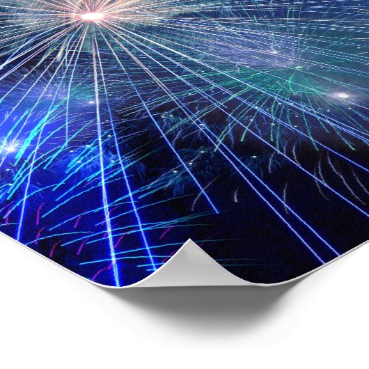 Fireworks-raketten Poster (Hoek)