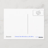 Fireworks Red White Blue-briefkaart Briefkaart (Achterkant)