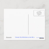 Fireworks Red White Blue Jouw tekst briefkaart (Achterkant)