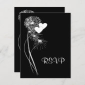 Fireworks RSVP-kaart RSVP Kaartje (Voorkant / Achterkant)