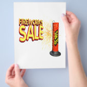 Fireworks Sale Flyer (Hand)
