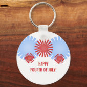 Fireworks-Sleutelhanger Retro Sleutelhanger (Voorkant)