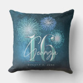 Fireworks Sweet 16 Blauwgroen ID984 Kussen (Voorkant)