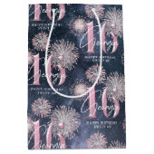 Fireworks Sweet 16 Midnight Blush ID984 Medium Cadeauzakje (Voorkant)