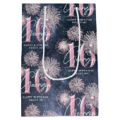 Fireworks Sweet 16 Midnight Blush ID984 Medium Cadeauzakje (Achterkant)