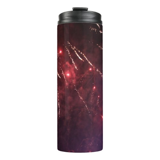 Fireworks Thermal Tumbler Thermosbeker (Voorkant)
