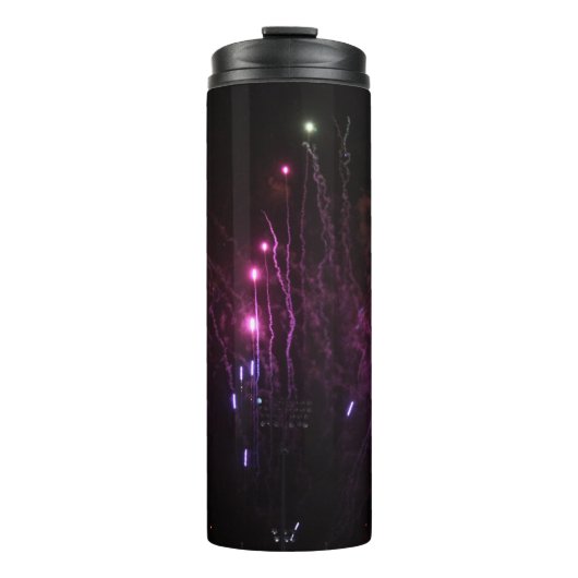 Fireworks Thermal Tumbler Thermosbeker (Voorkant)