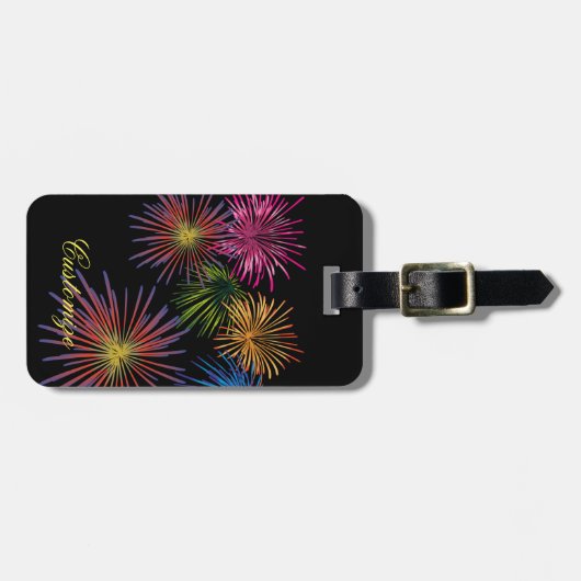 Fireworks Thunder_Cove exploiteren Bagagelabel (Voorkant horizontaal)