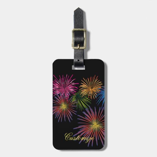 Fireworks Thunder_Cove exploiteren Bagagelabel (Voorkant verticaal)