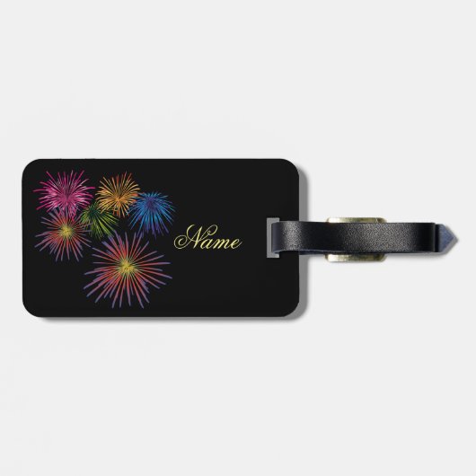 Fireworks Thunder_Cove exploiteren Bagagelabel (Achterkant horizontaal)
