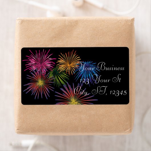 Fireworks Thunder_Cove exploiteren Etiket (Insitu)