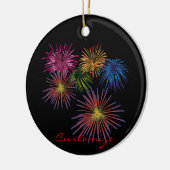 Fireworks Thunder_Cove exploiteren Keramisch Ornament (Links)