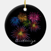 Fireworks Thunder_Cove exploiteren Keramisch Ornament (Achterkant)