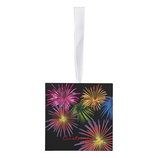 Fireworks Thunder_Cove exploiteren Kubus Ornament (Rechts)