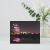 Fireworks voor vrijdagnacht briefkaart (Staand voorkant)