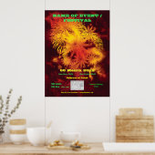 Fireworks-weergave adverteren poster, afdrukken poster (Keuken)