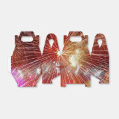Fireworks-weergave Bedankdoosjes (Uitgevouwen)