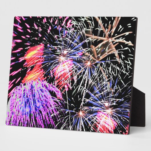 Fireworks-weergave Fotoplaat (Zijkant)