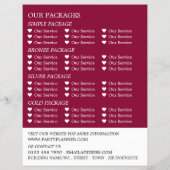 Fireworks-weergave, partijgebeurtenissenplanner Ad Flyer (Achterkant)