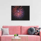 Fireworks Wrapped Canvas Afdruk (Insitu (Woonkamer))