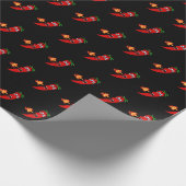Firey Hot Pepper Cadeaupapier (Hoek)