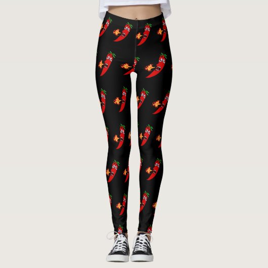 Firey Hot Pepper Leggings (Voorkant)