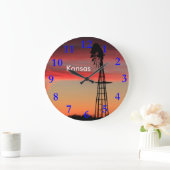 Firey Kansas Sunset Grote Klok (Huis)