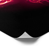 Firey Love - Red Poster (Hoek)