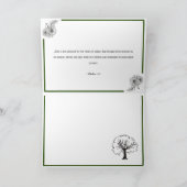 "Firmly Rooted" Psalms Scripture Greeting Kaart (Binnen)