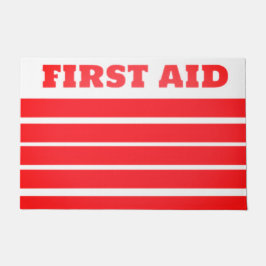 FIRST AID DEURMAT