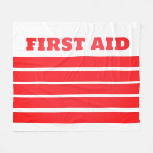 FIRST AID FLEECE DEKEN (Voorkant (Horizontaal))