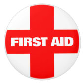 First Aid Kit White Drawer Handvat of Keramische Knop (Voorkant)