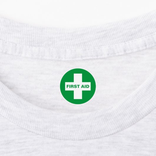 First Aid (White Cross) - Ambulance, Help, Doctor Labels (Aangebracht)